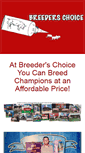 Mobile Screenshot of breederschoicesires.com